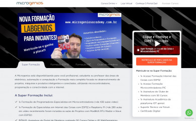 microgenios.com.br screenshot