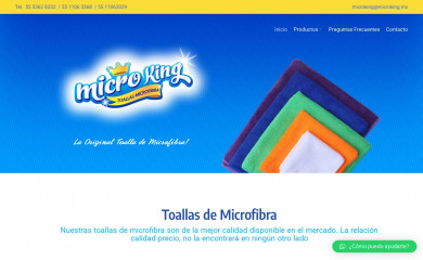microfibras.com.mx screenshot