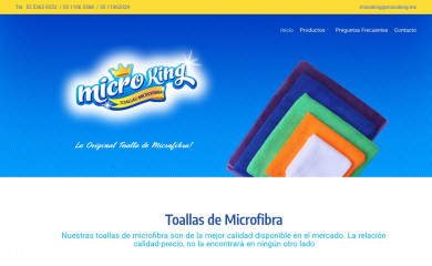 microfibras.com.mx screenshot