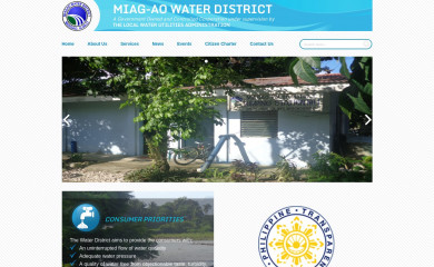 miagaowaterdistrict.gov.ph screenshot