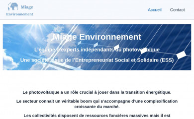 miage-environnement.com screenshot