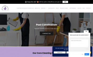 midmomomscleaning.com screenshot