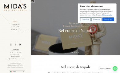 midasboutiquerooms.com screenshot