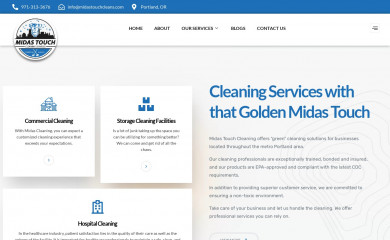 midastouchcleans.com screenshot