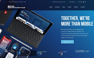 midcommunications.com screenshot