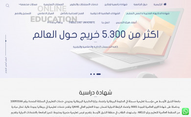 middleeast-edu.org screenshot