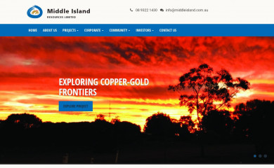 middleisland.com.au screenshot