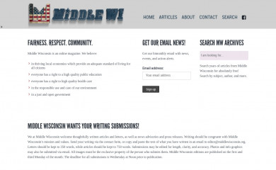 middlewisconsin.org screenshot