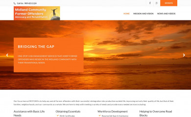midlandcommunityformeroffenders.org screenshot