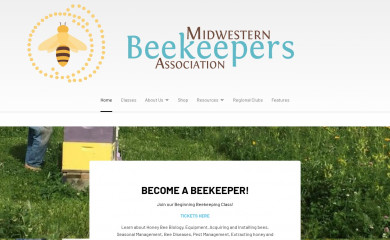 midwesternbeekeepers.org screenshot