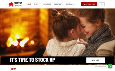 midwestfirewood.ie screenshot