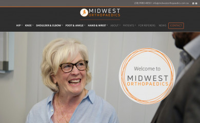 midwestorthopaedics.com.au screenshot