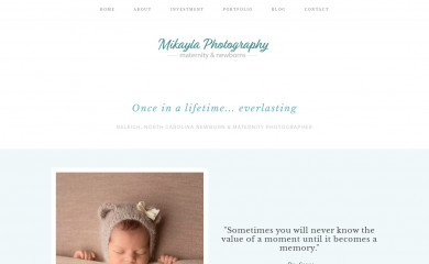 mikaylaphotography.com screenshot