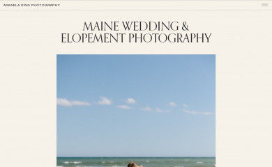 mikaelakingphotography.com screenshot