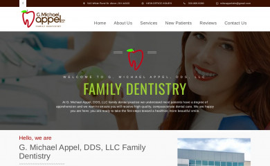 mikeappeldds.com screenshot
