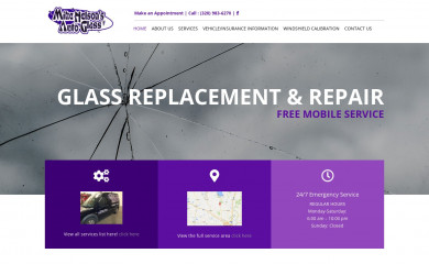 mikenelsonsautoglass.com screenshot