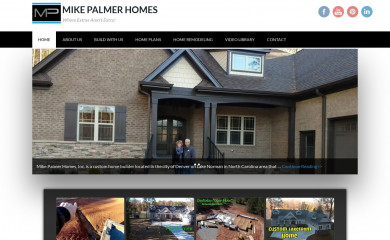 mikepalmerhomes.com screenshot