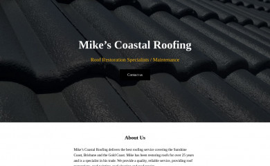 mikescoastalroofing.com.au screenshot