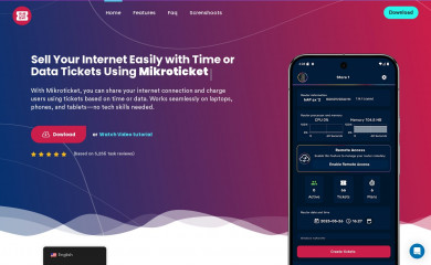 mikroticket.com screenshot
