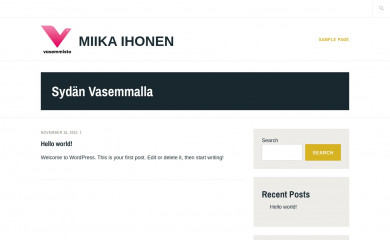 miikaihonen.fi screenshot