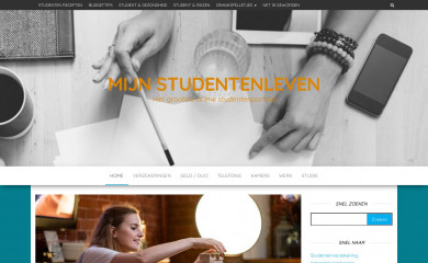 mijnstudentenleven.nl screenshot