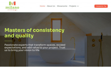 milanotiling.co.nz screenshot