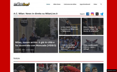 milanlive.it screenshot