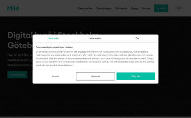 https://www.mildmedia.se/ screenshot