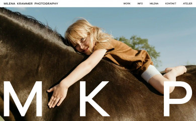 milenakrammer.com screenshot
