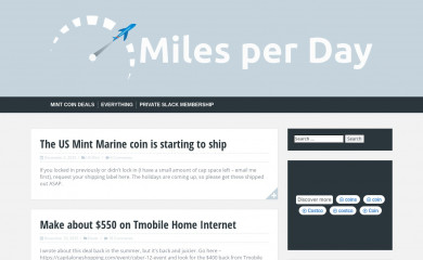 milesperday.com screenshot
