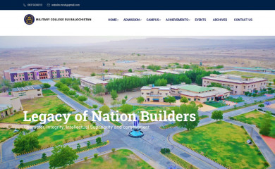 militarycollegesui.edu.pk screenshot