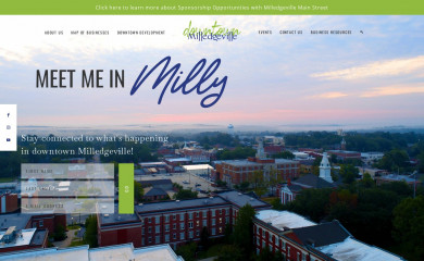 milledgevillemainstreet.com screenshot