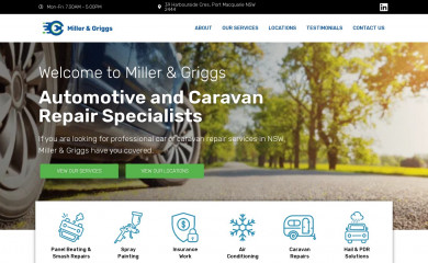 millerandgriggs.com.au screenshot