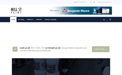 millstreetpaint.ca screenshot