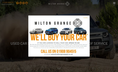 miltongrangegt.co.uk screenshot