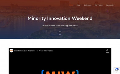 minorityinnovationweekend.org screenshot
