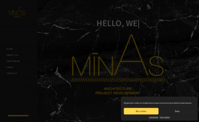 minasarchitecten.be screenshot