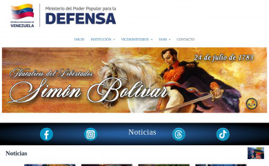 mindefensa.gob.ve screenshot