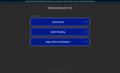 mindofheart.de screenshot