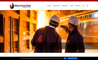 mine-feuerfest.de screenshot