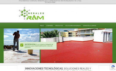 mineralesram.com screenshot