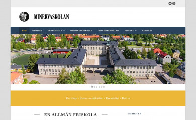 minervaskolan.se screenshot
