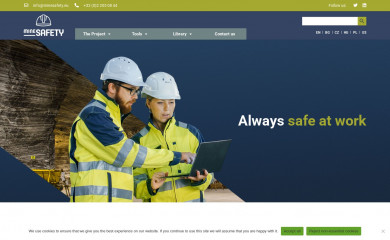 minesafety.eu screenshot