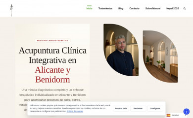 ming-acupuntura.com screenshot