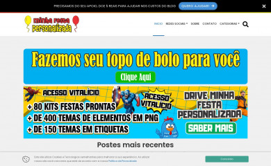minhafestapersonalizada.com screenshot