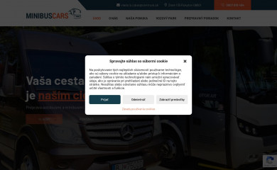 minibuscars.sk screenshot