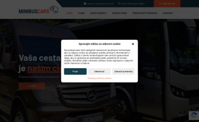 minibuscars.sk screenshot
