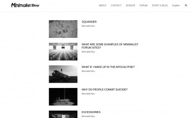 minimalistboy.com screenshot