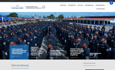 minseg.gob.pa screenshot