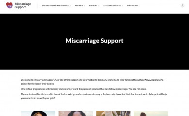 miscarriagesupport.org.nz screenshot